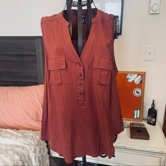 torrid Tops - Torrid | button down sheer utility tank